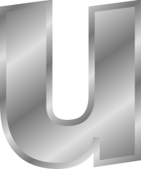 Effect Letters alphabet silver