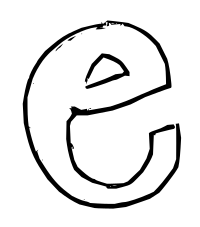 Letter E
