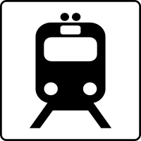 Hotel Icon Near Transit Stop