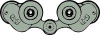 binoculars rear view