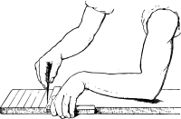 scoring perpendicular lines