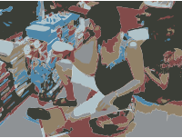 Chinese Lady in Public Market
