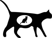 Pregnant cat icon