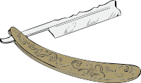fancy razor