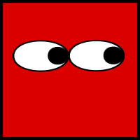 Eyes looking