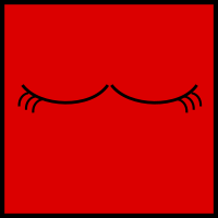 Eyes asleep