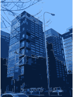 Beijing Fall Blue Buildings