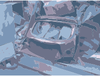 Transformer Chest Piece in China Trash Pile