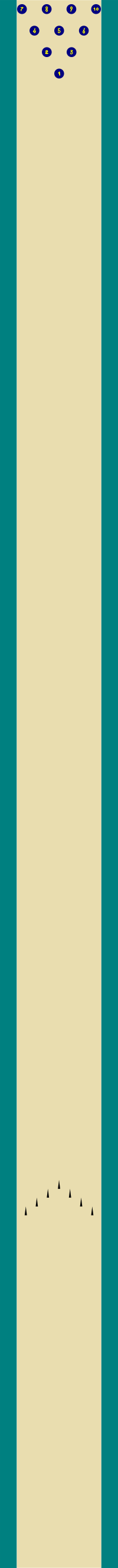 Bowling Lane Diagram