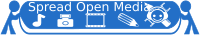 Spreading Open Media 340x60 With text