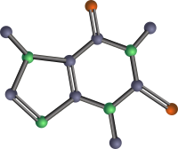 Caffeine molecule
