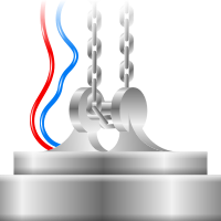 Magnet crane icon