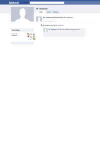 Facebook/fakebook Template