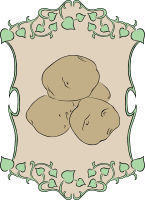 Garden Sign Potatos