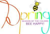 Spring with bee