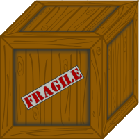 wooden crate