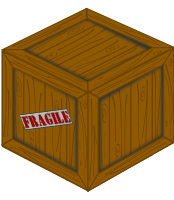 Perspective Wooden Crate