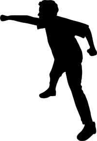 Boy punching