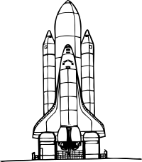 space shuttle liftoff