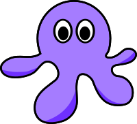 Cartoon octopus