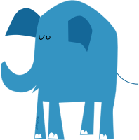 blue elephant