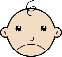 Sad baby