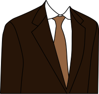 Brown suit