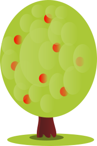 red fruit tree