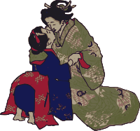 Kissing Geisha