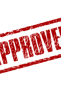 red approved stamp