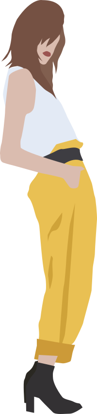 Retro fashion girl