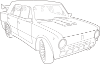 Tuned Lada VAZ 2101