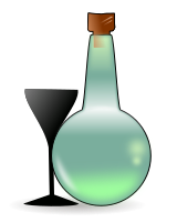 Bottle of absinth