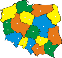 Map of Poland