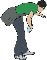 Luke Lamborn Reaching Down