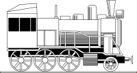 Retro locomotive
