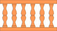Classical balustrade