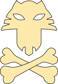 Cat pirates symbol