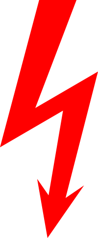 Electric sign «lightning»