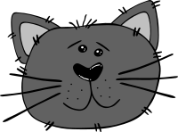 Cartoon Cat Face
