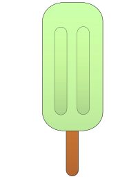 Lemon popsicle.