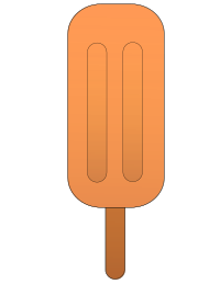 Orange popsicle.
