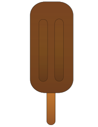 Chocolate popsicle.
