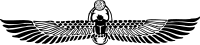 winged scarab