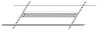 Fluorescent light with suspended ceiling