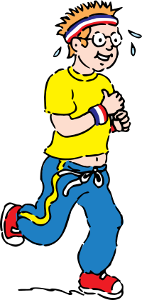 jogging boy