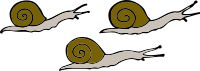 3 snails