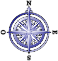 Puntos cardinales (azul)