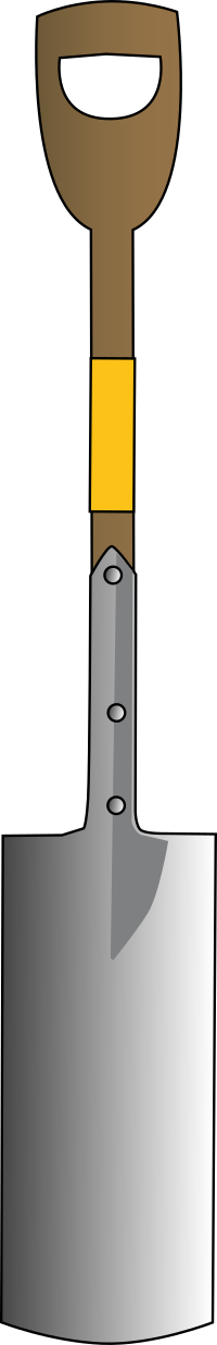 arched spade