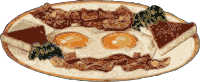 bacon and eggs